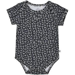 Born by Kiddo United romper antraciet/wit