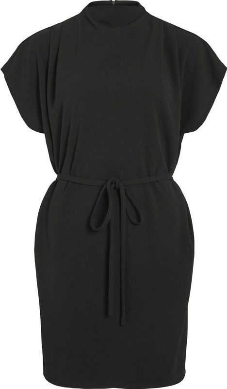 VILA - VIMerlano - Jurk - Zwart - Korte Lengte - Getailleerd