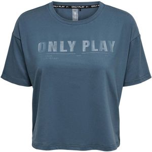 ONLY PLAY sportshirt ONPJEP grijsblauw