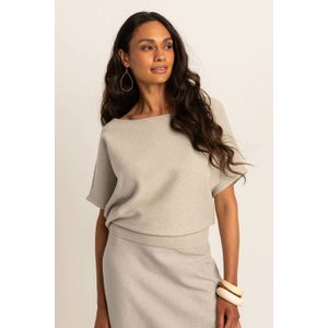 Expresso - EX11-25681 - Gebreide Trui - Beige - Loose Fit