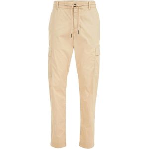 WE Fashion tapered fit cargo broek sand