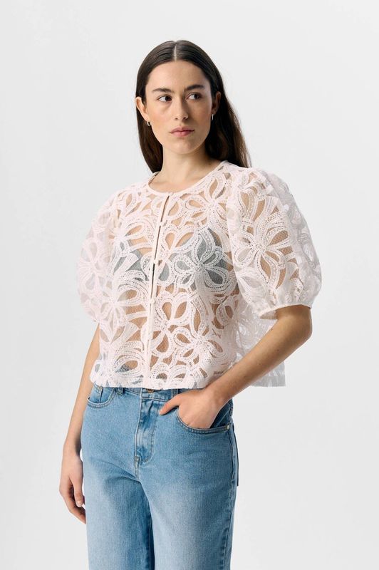 OBJECT Blouse 'OBJROSE'  wit