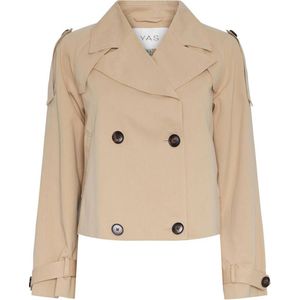 Y.A.S trenchcoat jas YASVENEDA beige