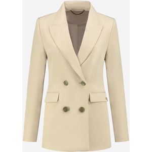 NIKKIE getailleerde blazer Famke ecru