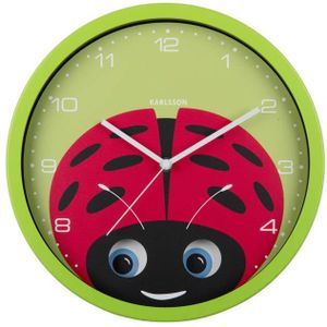 Karlsson wandklok Peekaboo Ladybug (Ø30,8 cm)