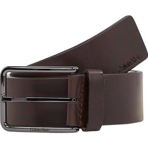 Calvin Klein leren riem Warmth donkerbruin