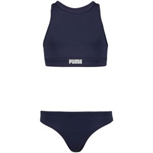 Puma crop bikini donkerblauw