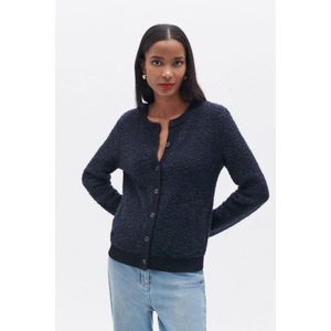 Caroll gebreid vest donkerblauw