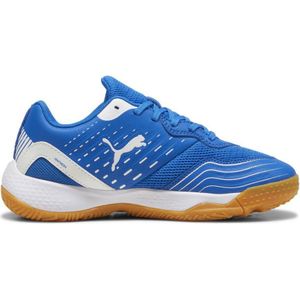 Puma Solarflash III junior zaalvoetbalschoenen kobaltblauw/wit