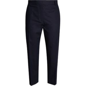 Tommy Hilfiger cropped slim fit pantalon donkerblauw