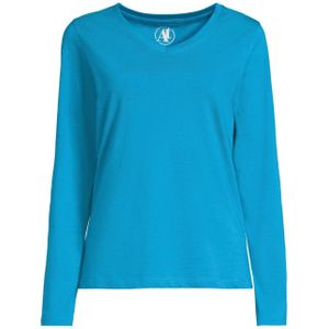 Anytime longsleeve V-hals blauw