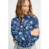 POM Amsterdam - Gebloemde Blouse - Blauw