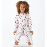 Little Label pyjama met dierenprint van biologisch katoen rood