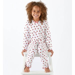 Little Label pyjama met dierenprint van biologisch katoen rood