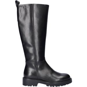 Vagabond leren hoge laarzen zwart