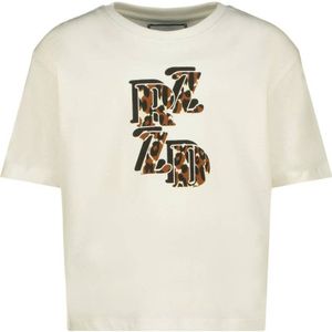 Raizzed T-shirt Faya met printopdruk wit