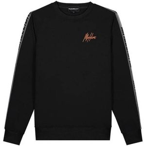 Malelions sportsweater zwart/oranje