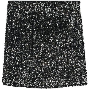 Vero Moda - VMMBELLA - Rok - Zwart - Minirok - Pailletten