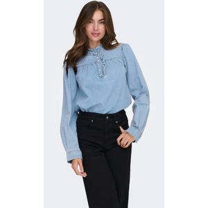 ONLY - ONLLucia - Blouse - Blauw - Denim