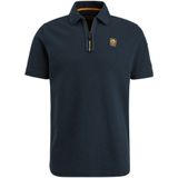 PME Legend polo met logo donkerblauw