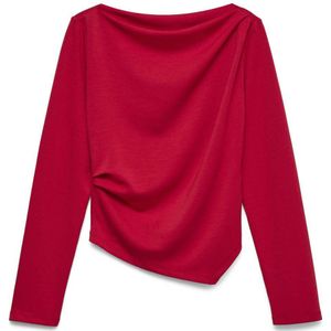 VERO MODA asymmetrische top rood