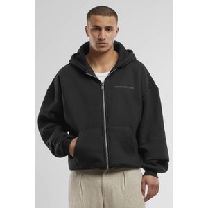 Prohibited sweatvest met backprint zwart