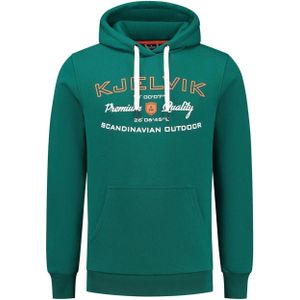 Kjelvik fleece hoodie Goya groen