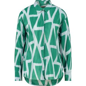 Expresso geweven blouse EX24-14108 met grafische print groen