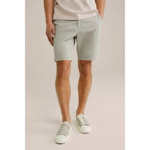 WE Fashion regular chino short grijs