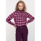 Geisha - Top Allover Print - Paars - 3XL