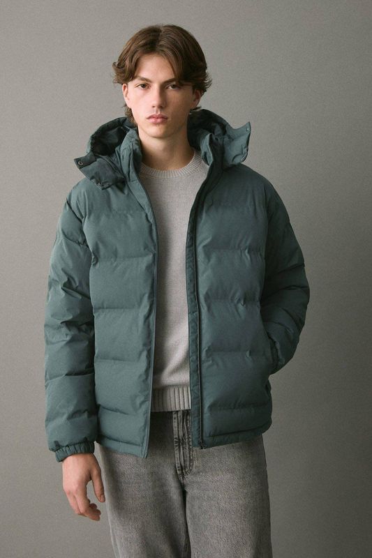 MANGO TEEN - Gewatteerde Winterjas - Met Capuchon - Lange Mouwen