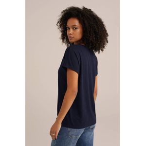 WE Fashion t-shirt donkerblauw