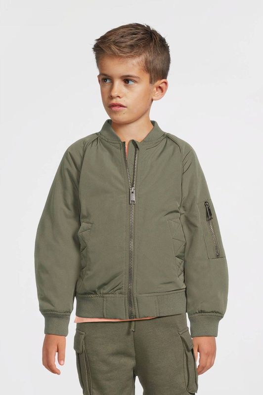 NAME IT KIDS bomberjack olijfgroen