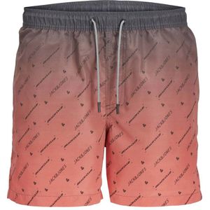 JACK & JONES PANTS STUDIO zwemshort JPSTFIJI koraalrood/grijs