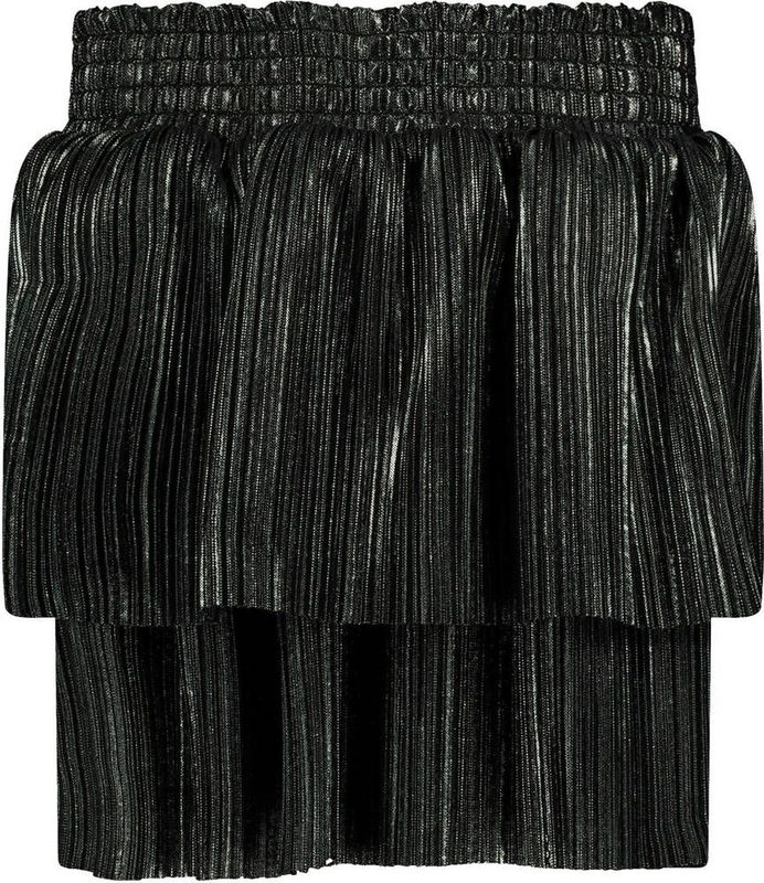 Quapi strandrok met glitter zwart