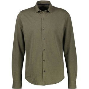 Lerros - Overhemd - Nordic Olive - Lange Mouwen - Katoen