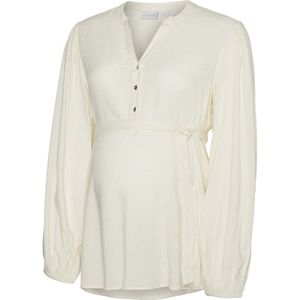 MAMALICIOUS zwangerschapsblouse MLMERCY ecru