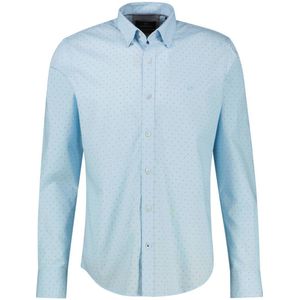 Lerros - Overhemd - Ice Blue - Poplin - Lange Mouwen