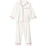 Mango Kids - Pyjamaset - Wit - Met Hartjes Print