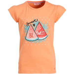 Orange Stars T-shirt Marlieke met printopdruk oranje