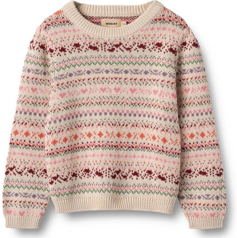 WHEAT - Olga - Gebreide Trui - Multicolour - Jaquard Pullover