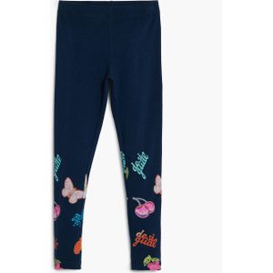 Desigual - AW25 - Legging - Effen - Vlinder- en Fruitprint