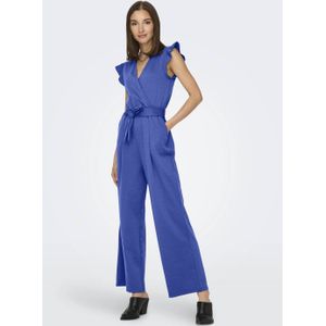 JDY regular jumpsuit blauw