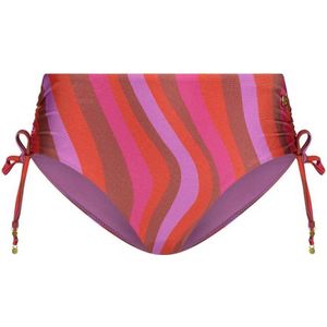 ten Cate Beach TC WOW high waist bikinibroekje rood/roze/oranje