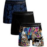 Muchachomalo boxershort ADAM - set van 3 zwart/multi