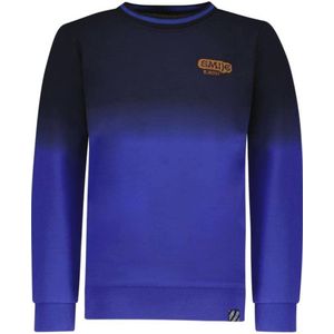 B.Nosy dip-dye sweater Stephan hardblauw/donkerblauw