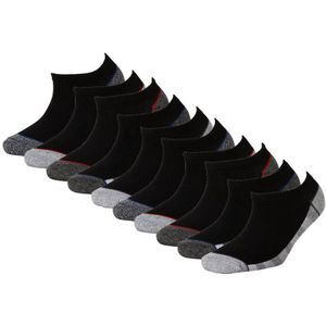 Apollo sneakersokken - set van 10 zwart/multi