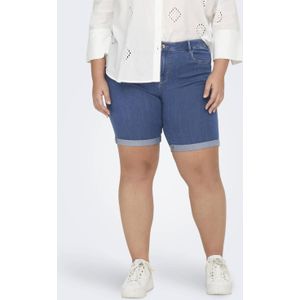 ONLY CARMAKOMA skinny denim short CARTHUNDER medium blue