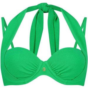 ten Cate Beach TC WOW voorgevormde beugel bikinitop met textuur groen