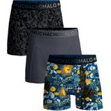 Muchachomalo boxershort STARRY - set van 3 grijs/multi